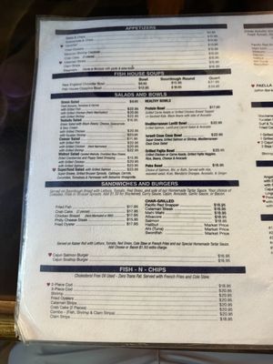 Menu photo 1 Solana Beach Fish House Solana Beach, CA