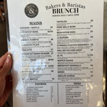 Bakers & Baristas - Menu 7/2027 - Coffee & Tea Near Me - Artesia, California Bakers & Baristas - Menu 7/2027 - Coffee & Tea Near Me - Artesia, California