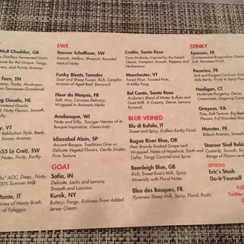 FIG Restaurant - Cheese Menu on 10-16-15 - Bars Near Me - Santa Monica, California FIG Restaurant - Cheese Menu on 10-16-15 - Bars Near Me - Santa Monica, California