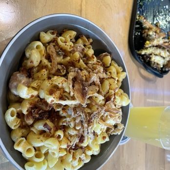 Squatters Pubs - Gouda Mac and cheese with andouille sausage - Brewpubs Near Me - Salt Lake City, Utah