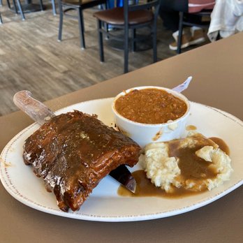 Monica’s Cafe - Rib special, fall off the bone. So yummy - Cafes Near Me - Show Low, Arizona