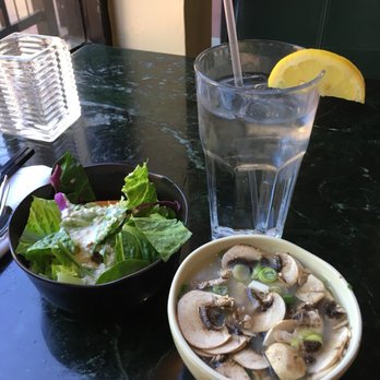 Liquid Ginger - Miso soup and ginger salad comes with entrees - Asian Fusion Near Me - Gainesville, Florida