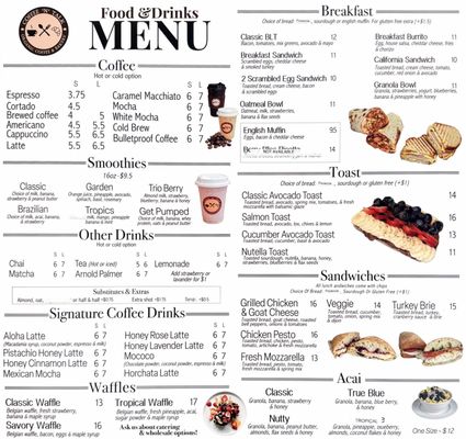 Menu photo 2 Coffee N Talk - Broadway San Diego, CA Menu photo 2 Coffee N Talk - Broadway San Diego, CA