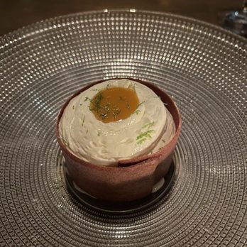 L'Abattoir - Rice pudding lime, mango, passionfruit so fresh and light! - French Near Me - Vancouver, British Columbia