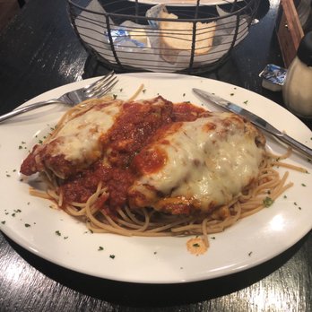 Boniello's - Chicken parmigiana with whole wheat spaghetti - Italian Near Me - Riverdale, New Jersey Boniello's - Chicken parmigiana with whole wheat spaghetti - Italian Near Me - Riverdale, New Jersey