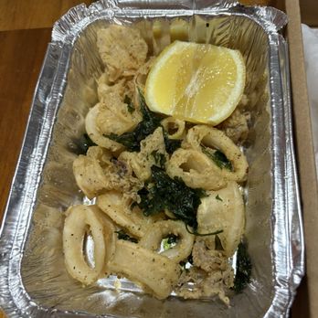 Massilia - Crispy Calamari (soggy, not crispy) - French Near Me - Los Angeles, California