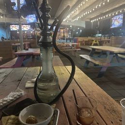 Hookah on the patio