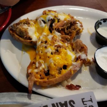 Cali BBQ - Loaded Potato Skins with Pulled Pork - Barbeque Near Me - Spring Valley, California Cali BBQ - Loaded Potato Skins with Pulled Pork - Barbeque Near Me - Spring Valley, California