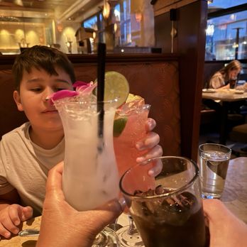 The Cheesecake Factory - Coconut Limeade and Pineapple Cherry Limeade - American Near Me - Rancho Mirage, California