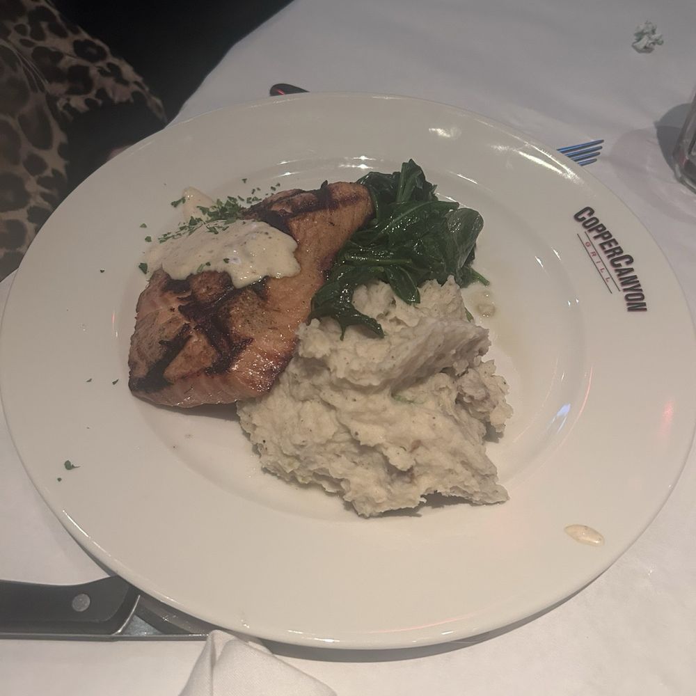 Copper Canyon Grill- Silver Spring - Short Smoked Atlantic Salmon - American Near Me - Silver Spring, Maryland Copper Canyon Grill- Silver Spring - Short Smoked Atlantic Salmon - American Near Me - Silver Spring, Maryland