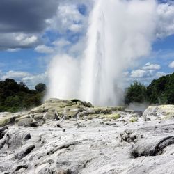 Te Puia - Pohutu Geyser at Te Puia