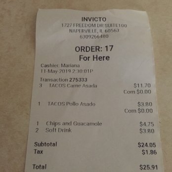 Invicto - Mexican Near Me - Naperville, Illinois