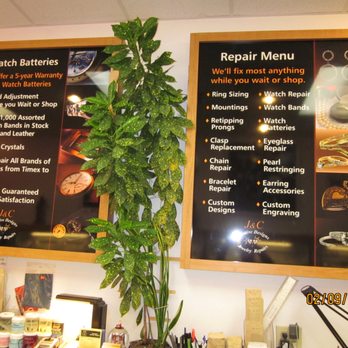 J & C Creative Designs - Jewelry and Watch Repairs Menu - Jewelry Repair Near Me - Orange, California