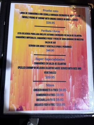 Menu photo 2 Poco's Mexican Restaurant Canoga Park, CA
