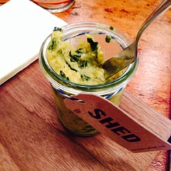 Yelp's Flight Club at Banshee Wines - Zucchini dip.