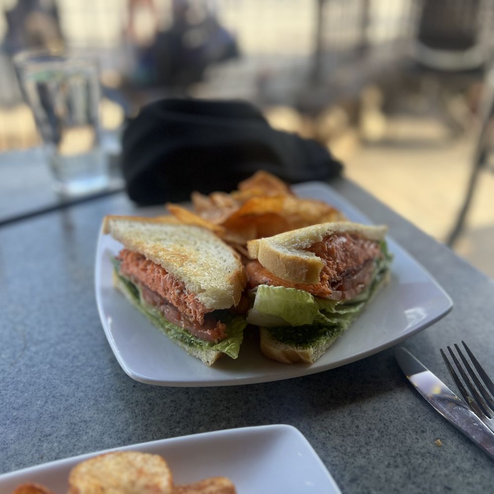 salmon sandwich