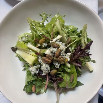 La Sen Bistro - Roquefort Salad with apple and pistachios - French Near Me - Walnut Creek, California La Sen Bistro - Roquefort Salad with apple and pistachios - French Near Me - Walnut Creek, California