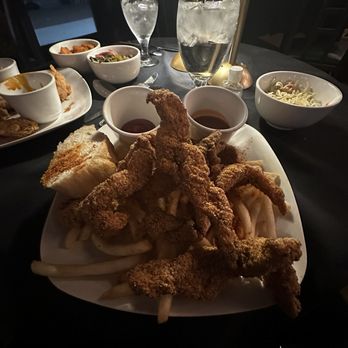 Mississippi Boy Catfish & Ribs - My catfish order with fries - Southern Near Me - Denver, Colorado
