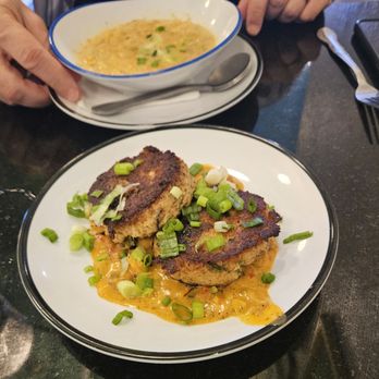Rex House Kitchen & Courtyard - Crab and corn soup, crab cakes - Cajun/Creole Near Me - New Orleans, Louisiana