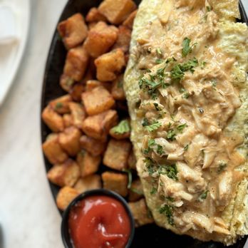 The Breakfast Club - The Club Omelette with Crab - Breakfast & Brunch Near Me - Silver Spring, Maryland The Breakfast Club - The Club Omelette with Crab - Breakfast & Brunch Near Me - Silver Spring, Maryland