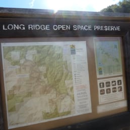 a map at the entrance to the trail