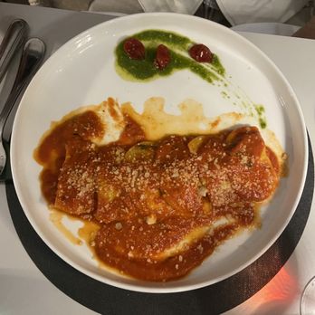 Ristorante Adamo ed Eva - Ravioli with meat sauce. - Italian Near Me - Positano, SA Ristorante Adamo ed Eva - Ravioli with meat sauce. - Italian Near Me - Positano, SA