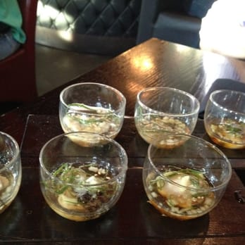 Harney Oceanside - Champagne oyster shooters! - Sushi Bars Near Me - Oceanside, California