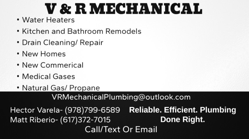 Slide of V & R Mechanical