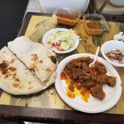 Abdullah Sweets and Restaurant - Beef/chicken curry with naan bread
