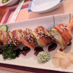 Japans Restaurant Tempura - Tge Red Dragon roll