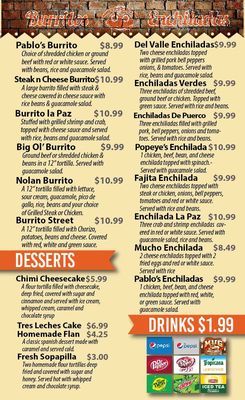 Menu photo 5 Senor Pablo Sapulpa, OK Menu photo 5 Senor Pablo Sapulpa, OK