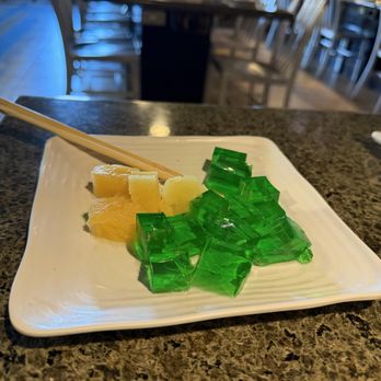 Mr. Lee's Barbeque House - Jello & Pineapple, my fave! LoL such simple things in life make me happy. - Korean Near Me - La Palma, California Mr. Lee's Barbeque House - Jello & Pineapple, my fave! LoL such simple things in life make me happy. - Korean Near Me - La Palma, California