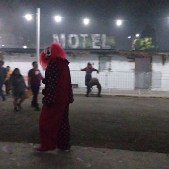 Dark Harvest - Boppo! DON'T make eye contact! He will find you in the Maze. He was top Clown & a scary MuTHER F#*Ker. Dark Harvet Best scare in OC! - Haunted Houses Near Me - Meridian , Idaho