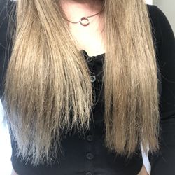 Elegant Hair Designs - Haircut by Cambria, she took a huge chunk of hair from one side