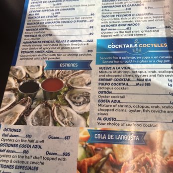 Costa Azul Mariscos - Seafood Near Me - Waldorf, Maryland Costa Azul Mariscos - Seafood Near Me - Waldorf, Maryland