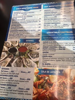 Menu photo 7 Costa Azul Mariscos Waldorf, MD Menu photo 7 Costa Azul Mariscos Waldorf, MD