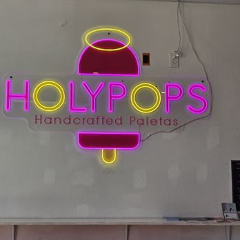 Holy Pops - Signage - Desserts Near Me - San Antonio, Texas Holy Pops - Signage - Desserts Near Me - San Antonio, Texas