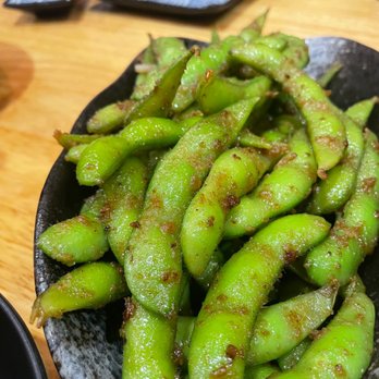 Hangetsu Sushi - Garlic edamame - Japanese Near Me - Half Moon Bay, California Hangetsu Sushi - Garlic edamame - Japanese Near Me - Half Moon Bay, California