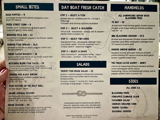 Menu photo 1 Trophy Fish Saint Petersburg, FL Menu photo 1 Trophy Fish Saint Petersburg, FL