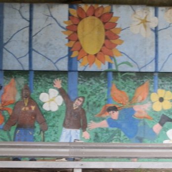 White River Parkway - West Drive Mural - White River Parkway West Drive Mural beneath I-65 by Barbara Stahl 1997 - Public Art Near Me - Indianapolis, Indiana White River Parkway - West Drive Mural - White River Parkway West Drive Mural beneath I-65 by Barbara Stahl 1997 - Public Art Near Me - Indianapolis, Indiana
