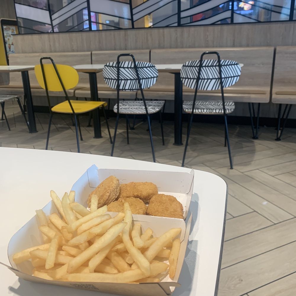 Chicken nuggets and French fries