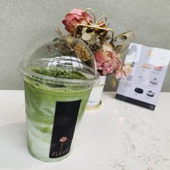 Patisserie Fleur - Iced Matcha Latte - Patisserie/Cake Shop Near Me - Markham, Ontario Patisserie Fleur - Iced Matcha Latte - Patisserie/Cake Shop Near Me - Markham, Ontario