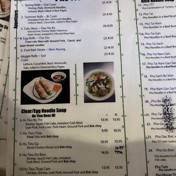 Pho 777 Vietnamese Cuisine - Latest menu 9/2025 - Vietnamese Near Me - Conover, North Carolina