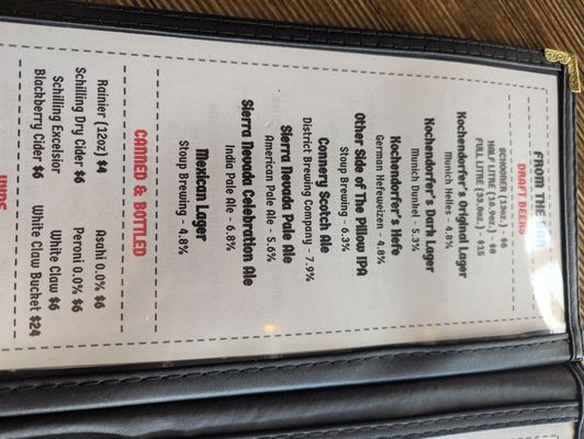 Menu photo 2 Kochendorfer's Seattle, WA