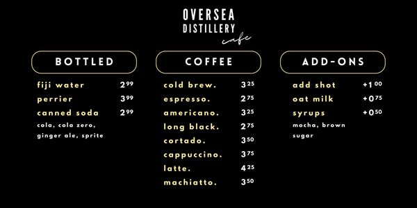 Menu photo 5 Oversea Distillery And Bar Columbia, MD Menu photo 5 Oversea Distillery And Bar Columbia, MD