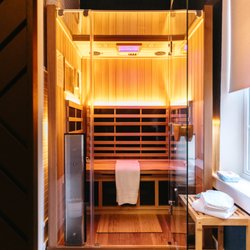 Obx Hot Yoga - SAUNA ROOM #1 nicknamed "The Hot Box" for a quick session!