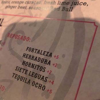 El Chingon - Drink menu - Mexican Near Me - Fort Worth, Texas