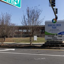 Duncan Creek Park - Park sign