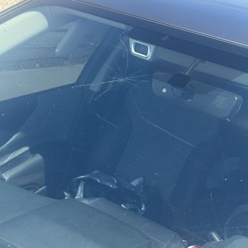 Auto Glass Replace - Before - Windshield Installation & Repair Near Me