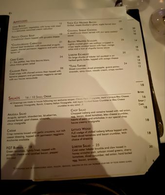 Menu photo 1 Mark's Prime Steakhouse Ocala, FL